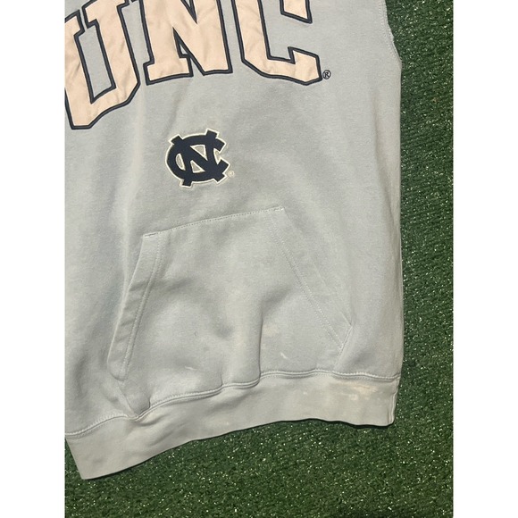 Blue UNC  Tar Heels Heisman Collection by Reebok Hoodie Vintage Size Medium - Picture 3 of 4